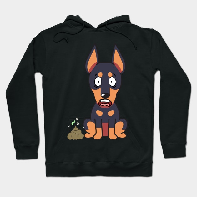 Funny alsatian smells poo poo Hoodie by Pet Station